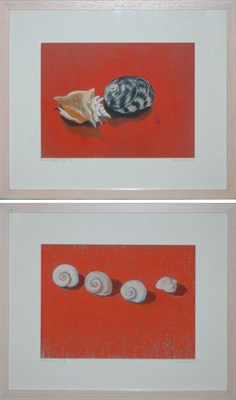Lot 122 - Dana Little [SHELL STUDIES] Two pastels, 2004,...