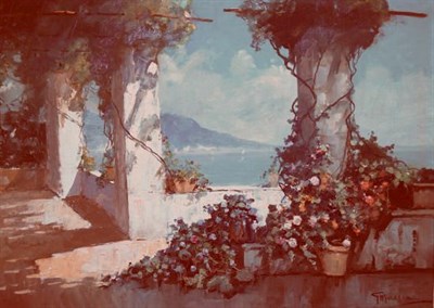 Lot 1067 - G. Maresca Italian, 20th Century A Sunlit...