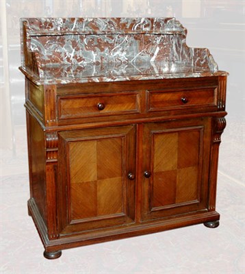 Lot 4141 - Victorian Style Walnut Washstand The mottled...