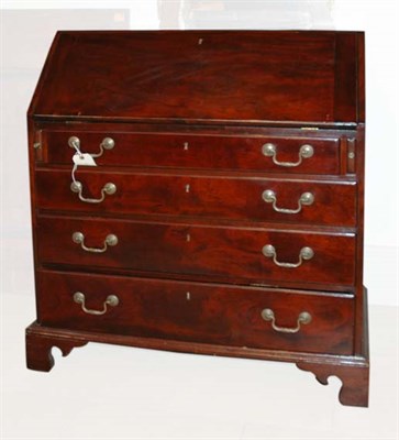 Lot 189 - George III Style Mahogany Slant Front Desk...