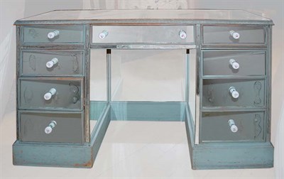 Lot 154 - Mirrored Glass Dressing Table Contemporary...