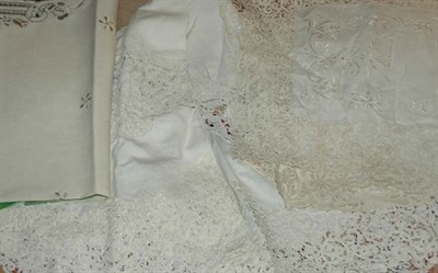 Lot 155 - Two Boxes of Miscellaneous Table Linens