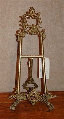 Lot 222 - Victorian Style Gilt-Metal Easel Height 23 1/2...