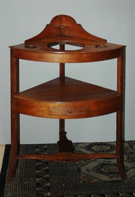 Lot 242 - Victorian Style Mahogany Corner Washstand...