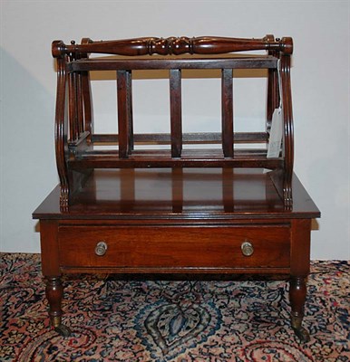 Lot 469 - Victorian Style Mahogany Canterbury Height 21...
