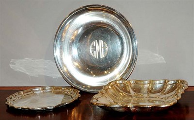 Lot 322 - Group of Sterling Silver Bowls and Trays...