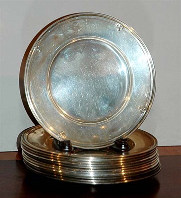 Lot 314 - Set of Twelve Gorham Sterling Silver Bread...