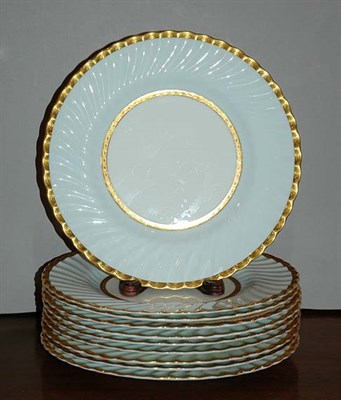 Lot 439 - Set of Ten Mintons Porcelain Dinner Plates...