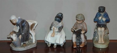 Lot 267 - Group of Royal Copenhagen Porcelain Figures...