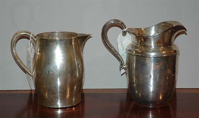 Lot 301 - Two Sterling Silver Water Pitchers Total...