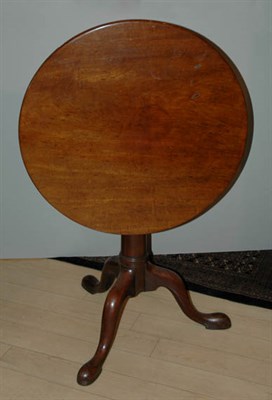 Lot 461 - Queen Anne Style Walnut Tilt-Top Tripod Table...