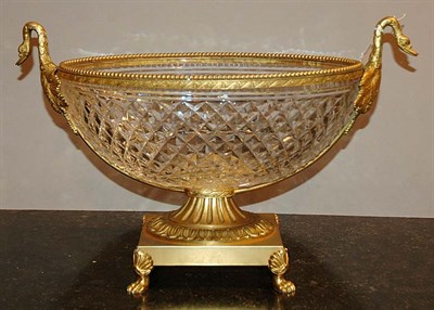 Lot 484 - Neoclassical Style Gilt-Metal Mounted Cut...
