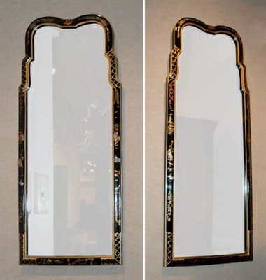 Lot 526 - Pair of Queen Anne Style Chinoiserie Decorated...