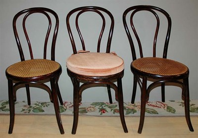 Lot 227 - Three Thonet Style Bentwood Side Chairs