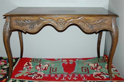 Lot 285 - French Provincial Fruitwood Single Drawer Side...