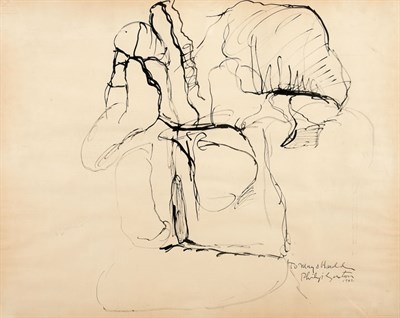 Lot 2163 - Philip Guston American, 1913-1980 Abstract,...