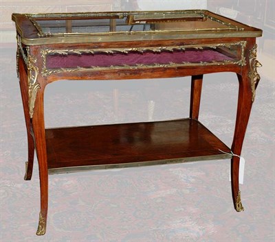 Lot 3677 - Louis XV Style Metal Mounted Mahogany Vitrine...