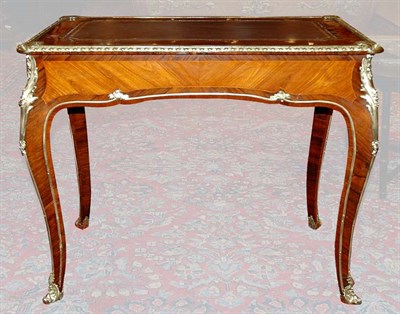 Lot 3680 - Louis XV Style Gilt-Metal Mounted Walnut Side...
