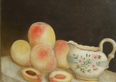 Lot 3028 - American School 19th Century Still Life with...