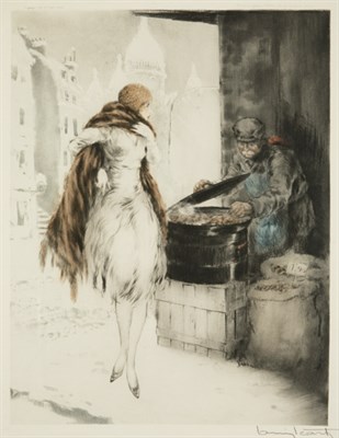 Lot 332 - Louis Icart CHESTNUT VENDOR (H./C./I. 335)...