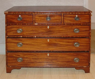 Lot 181 - George III Style Mahogany Chest of Drawers...