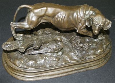 Lot 3688 - Bronze Animalier Group After a model by...