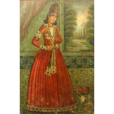 Lot 36 - 20th Century School Portrait of a Persian...