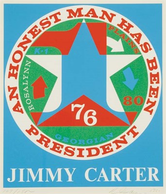 Lot 338 - Robert Indiana AN HONEST MAN HAS BEEN...