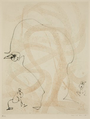 Lot 292 - Max Ernst BONJOUR (S./L. 109B) Color...