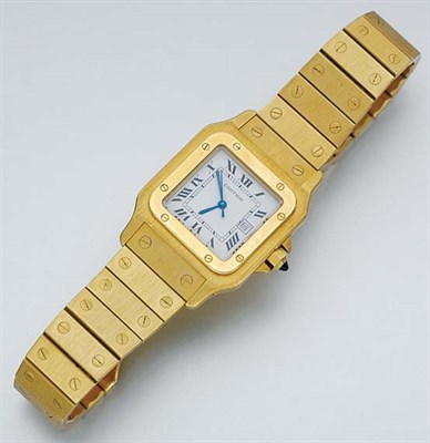 Lot 381 - Gentleman's Gold Wristwatch