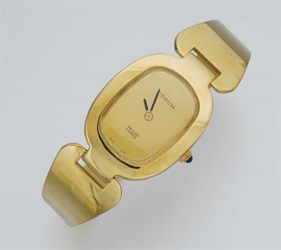 Lot 363 - Gold Watch-Bangle