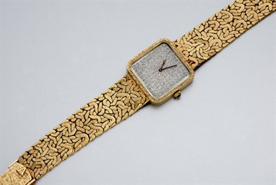 Lot 2196 - Gentleman's Gold and Diamond Wristwatch