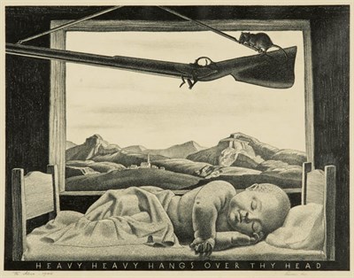 Lot 347 - Rockwell Kent HEAVY HEAVY HANGS OVER THY HEAD...