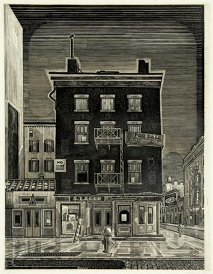 Lot 355 - Armin Landeck BLACK HOUSE, BLEECKER STREET...