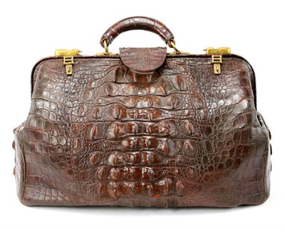 Lot 1274 - Alligator Physician's Bag Early 20th century...