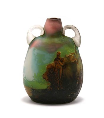 Lot 3486 - Muller Freres Acid Etched Cameo Glass...