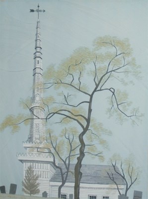 Lot 27 - Witold Gordon American, 20th Century Church...