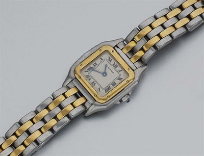 Lot 361 - Stainless Steel and Gold Wristwatch