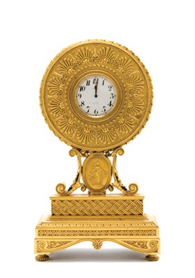 Lot 3072A - E.F. Caldwell Gilt-Bronze Mantel Clock In the...