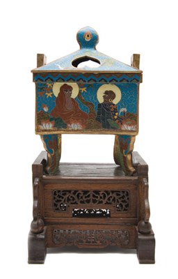 Lot 2044 - Chinese Cloisonne Censer 19th Century Of...