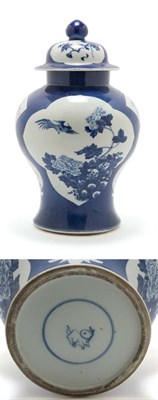 Lot 2032 - Chinese Blue and White Glazed Porcelain...
