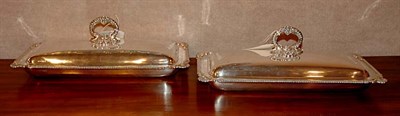 Lot 392 - Pair of Tiffany & Co. Sterling Silver Covered...