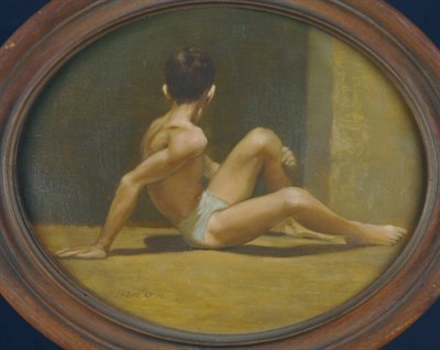 Lot 2203 - Robert R. Bliss American, 1925-1981 Seated...