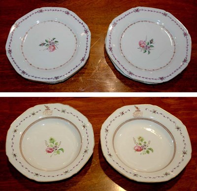 Lot 1333A - Set of Eleven Chinese Export Famille Rose...