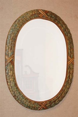 Lot 225 - Neoclassical Style Painted Metal Foliage...
