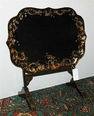 Lot 501 - Victorian Style Mother-of-Pearl Inlaid...