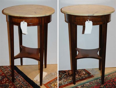 Lot 264 - Pair George III Style Faux Marble Top and...