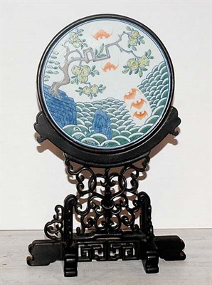 Lot 1288 - Chinese Enamel and Blue and White Glazed...