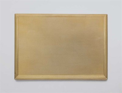 Lot 136 - Low Karat Gold Cigarette Case