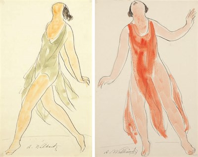 Lot 2305 - Abraham Walkowitz American, 1878-1965 Isadora...
